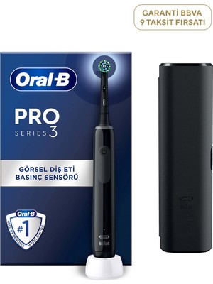 Oral-B Pro 3 3500 Siyah Şarj Edilebilir Diş Fırçası