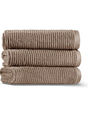 L’appartement Slim Ribbed Fibrosoft® Pamuklu Tekli Banyo Havlusu 70 x 140 cm