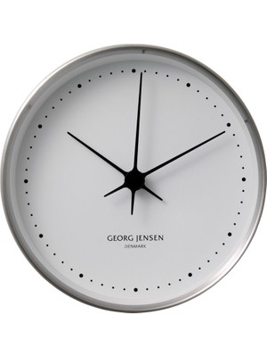 Georg Jensen Hanning Koppel Beyaz Duvar Saati