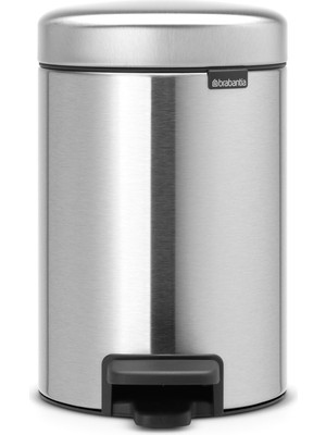 Brabantia Newicon Matt Çelik Pedallı Banyo Çöp Kovası 3 Lt