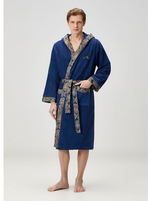 Etro Home Lacivert Bornoz