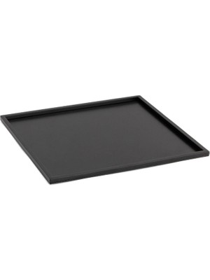 System Bathroom Accessories Siyah Kare Banyo Tepsisi