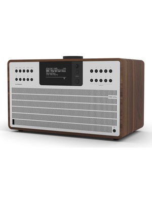 Revo Ceviz Gümüş Supercd Sound System CD Player Dab + Fm Internet Bluetooth'lu Dijital Radyo