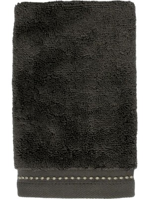 Qua Home Copper Penye Antrasit Pamuklu El Havlusu 30 x 50 cm