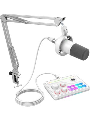 Fifine Studio Üst Düzey Podcast ve Vokal Kayıt Seti