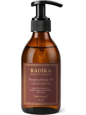 Radika Aromatherapy Canlandırıcı Etkili Doğal Masaj Yağı 250 ml