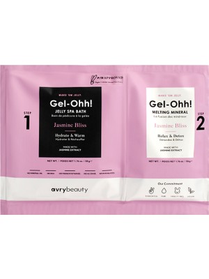 Voesh New York Gel-Ohh! Jasmine Bliss Jöle Spa Pedikür Seti