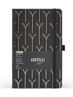 Castelli Milano Gold Koleksiyon Arch Çizgili Defter