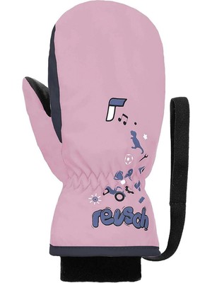 Reusch Mitten Çocuk Pembe Kayak Eldiveni