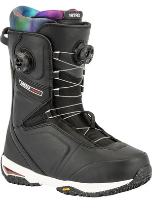 Nitro Snowboards Team Boa Siyah Erkek Snowboard Botu