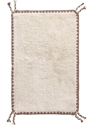 İrya Vina Açık Bej Bambu Banyo Paspası 60 x 100 cm