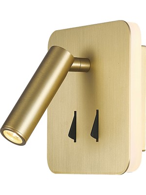 Bakara Collection Cayman 2 Satin Gold Metal Aplik