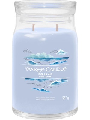 Yankee Candle Ocean Air Mavi Büyük Mum 567 G