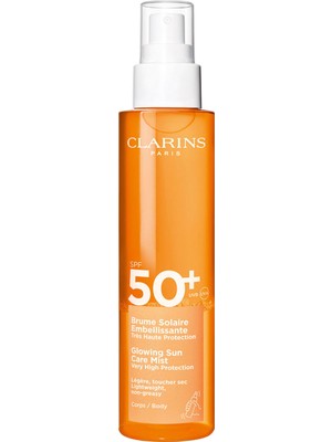 Clarins Sun Body Mist SPF50+ Parlak Bitişli Sprey Güneş Kremi 150 ml