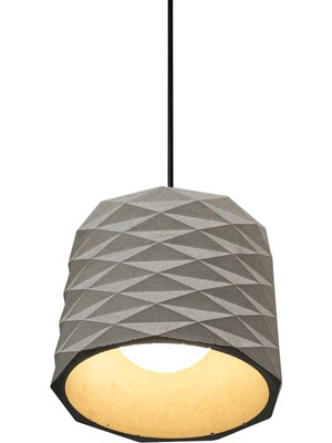 Womo Design Prizma Gri Beton Tavan Aydınlatması