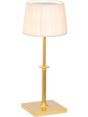 Zafferano Poldina Classic Altın Şarjlı LED Masa Lambası