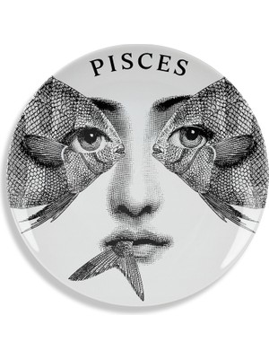 Fornasetti Tema E Variazioni No 359 Porselen Dekoratif Tabak