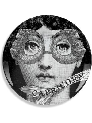 Fornasetti Tema E Variazioni No 357 Porselen Dekoratif Tabak
