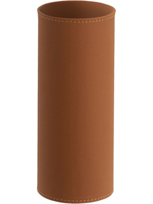 System Bathroom Accessories Terracotta Deri Tuvalet Fırçalığı Kılıfı