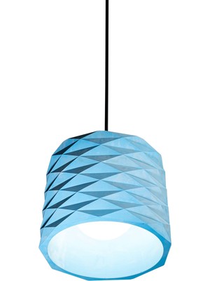 Womo Design Prizma Mavi Beton Tavan Aydınlatması