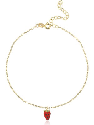 Hamza Yılmaz Jewelry Strawberry 14 Ayar Altın Kadın Halhal