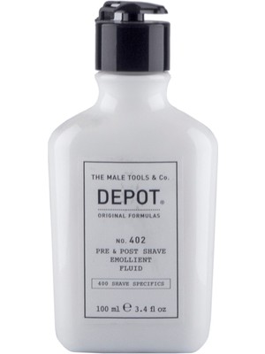 Depot NO.402 Pre&post Shave Emolliant Fluid Tıraş Önesi ve Sonrası Nemlendirici Losyon 100 ml