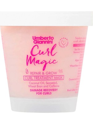 Umberto Giannini Curl Magic Bukle Onarıcı Saç Maskesi 210 ml
