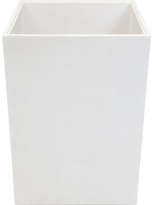 System Bathroom Accessories Beyaz Kapaksız Banyo Çöp Kovası 3 Lt