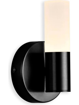 Heka Vesta Siyah Opal Akrilik Metal LED Aplik