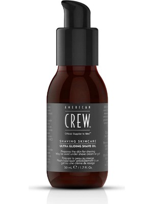 American Crew Ultra Gliding Shave Oil Sakal Tıraşı Öncesi Cilt Koruyucu Yağ 50 ml