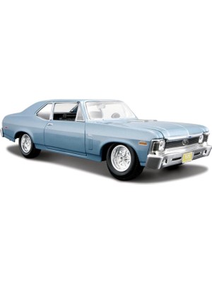 Maisto Chevrolet Nova Ss 1970 1/24 Mavi Model Araba
