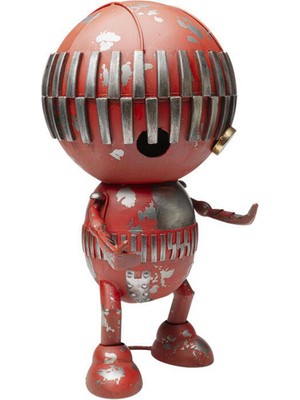Kare Design Robot Karl Çelik Dekoratif Figür