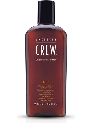 Revlon Amerikan Crew 3 In 1 Classic Canlandırıcı Şampuan 250 ml