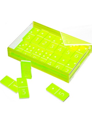 Sunnylife Lucite Neon Domino Oyun