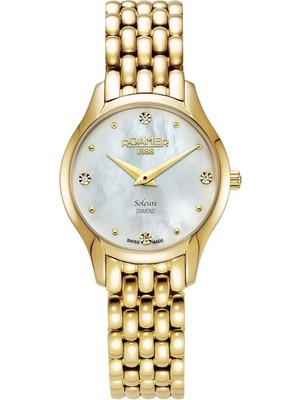 Roamer 547857-48-25-50 Altın Rengi Çelik Kadın Kol Saati
