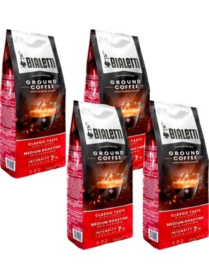 Bialetti Classico 4'lü Öğütülmüş Kahve 250 gr