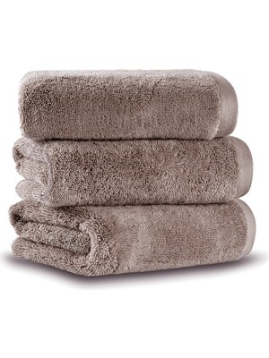 L’appartement Ecoluxe Warm Gray Organik Pamuk Banyo Havlusu 70 x 140