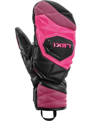 Leki Wcr Venom 3D Junior Mitt Siyah Pembe Unisex Çocuk Kayak Eldiveni