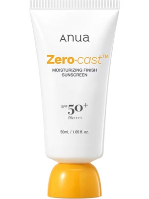 Anua Zero-Cast Spf 50+ Nemlendirici Bitişli Güneş Kremi 50 ml