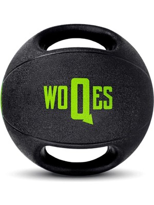 Woqes Çift Tutacaklı Slam Ball Ağırlık, Sağlık Topu 7 kg