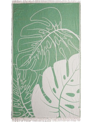 Barine Monstera Yeşil Peştamal
