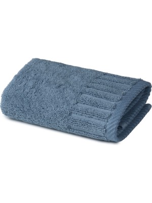 Azur.co Ritim Slate Blue Pamuklu El Havlusu 33 x 33 cm