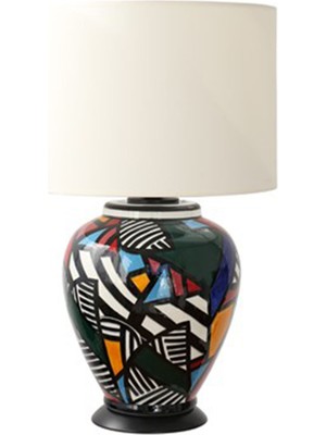 Tags Design Kandinsky El Yapımı Seramik Abajur