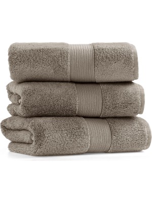 L’appartement Alston Fibroluxe® Warm Gray Pamuklu Tekli Yüz Havlusu 50 x 90 cm