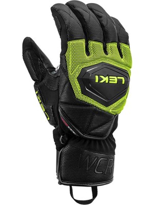 Leki Hs Wcr Coach 3D Junior Siyah Sarı Unisex Çocuk Kayak Eldiveni