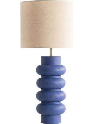 Pinot Interior Wavy Lila Ahşap Abajur