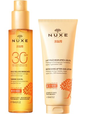 Nuxe Sun SPF30 Bronzluk ve Güneş Sonrası Bakım Seti