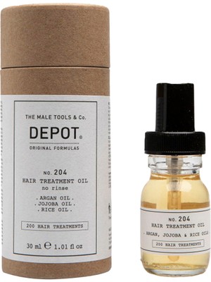 Depot No. 204 Treatment Canlandırıcı Saç Bakım Yağı 30 ml