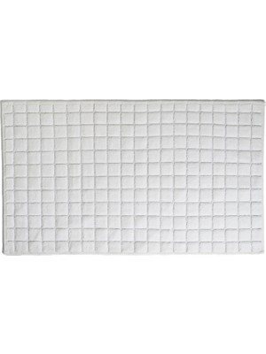 Qua Home Sophie Ekru Pamuklu Banyo Paspası 60 x 100 cm