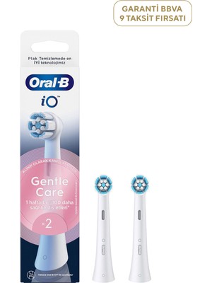 Oral-B Io Gentle Care Beyaz 2'li Diş Fırçası Yedek Başlığı
